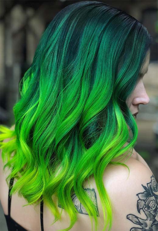 63 Stunning Green Hair Color Ideas: From Pastel Mint to Deep Forest