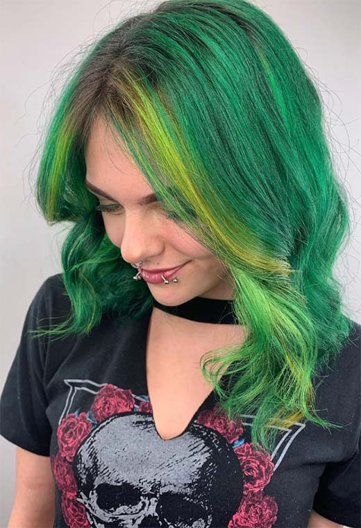 63 Stunning Green Hair Color Ideas: From Pastel Mint to Deep Forest