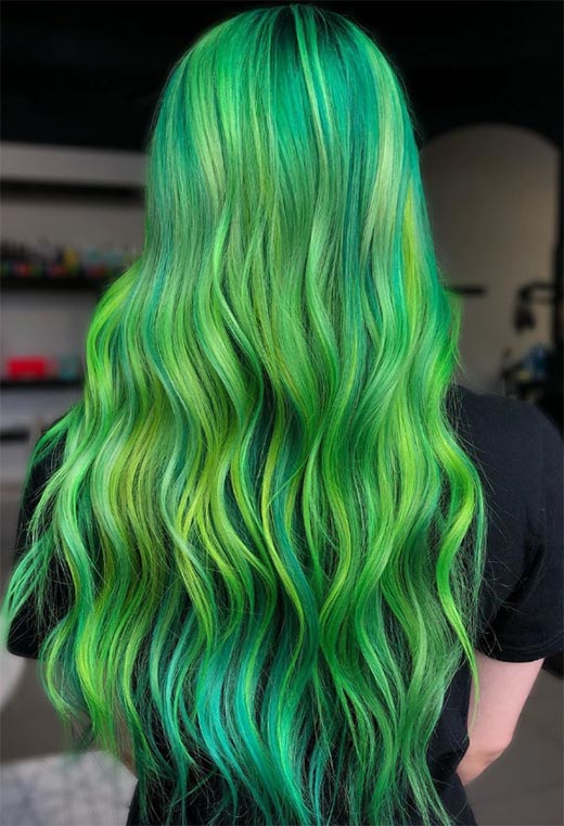 63 Stunning Green Hair Color Ideas: From Pastel Mint to Deep Forest