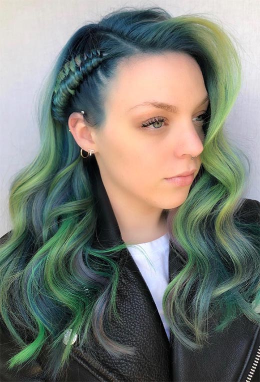 63 Stunning Green Hair Color Ideas: From Pastel Mint to Deep Forest