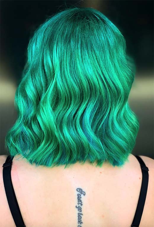 63 Stunning Green Hair Color Ideas: From Pastel Mint to Deep Forest