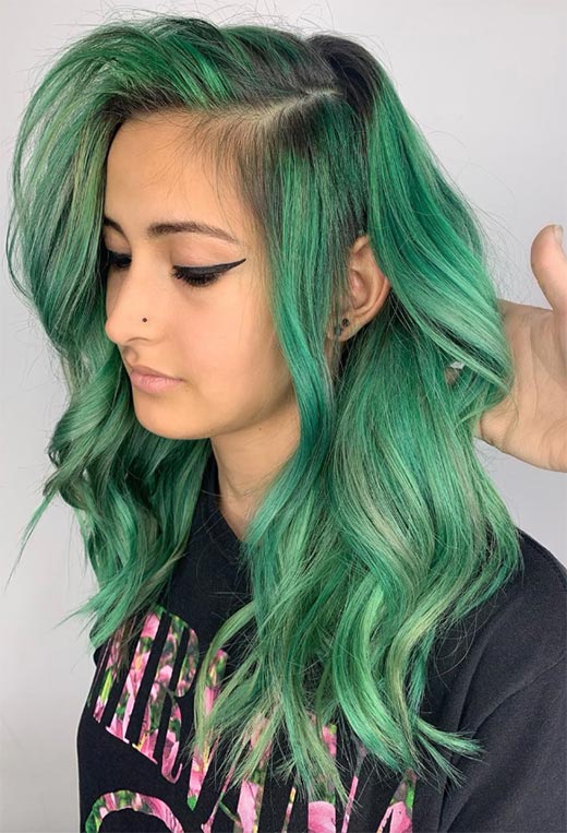 63 Stunning Green Hair Color Ideas: From Pastel Mint to Deep Forest