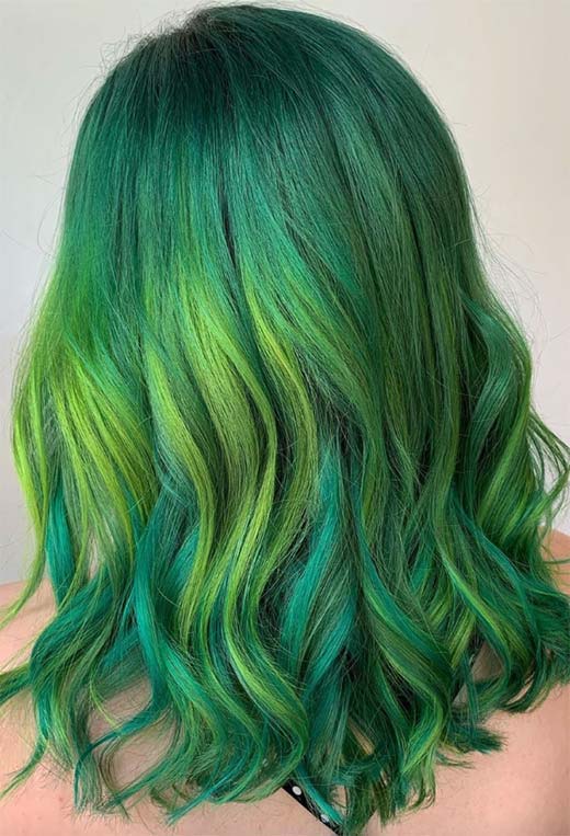 63 Stunning Green Hair Color Ideas: From Pastel Mint to Deep Forest