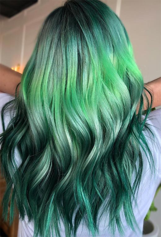 63 Stunning Green Hair Color Ideas: From Pastel Mint to Deep Forest