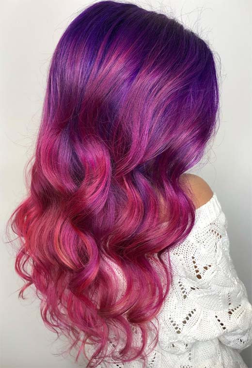 Sunset Hair Color Ideas: Romantic & Warm Shades