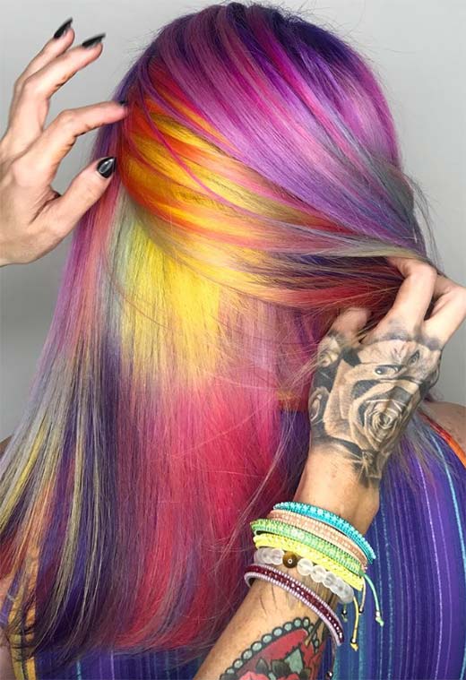 Sunset Hair Color Ideas: Romantic & Warm Shades