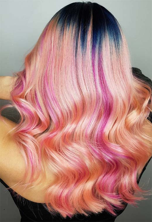 Sunset Hair Color Ideas: Romantic & Warm Shades