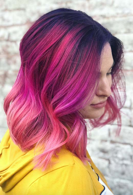 Sunset Hair Color Ideas: Romantic & Warm Shades