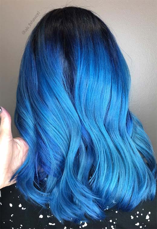 Blue Hair Color Ideas: 65 Shades & Expert Dye Tips