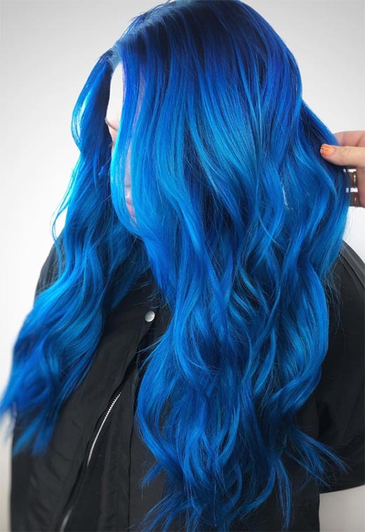 Blue Hair Color Ideas: 65 Shades & Expert Dye Tips