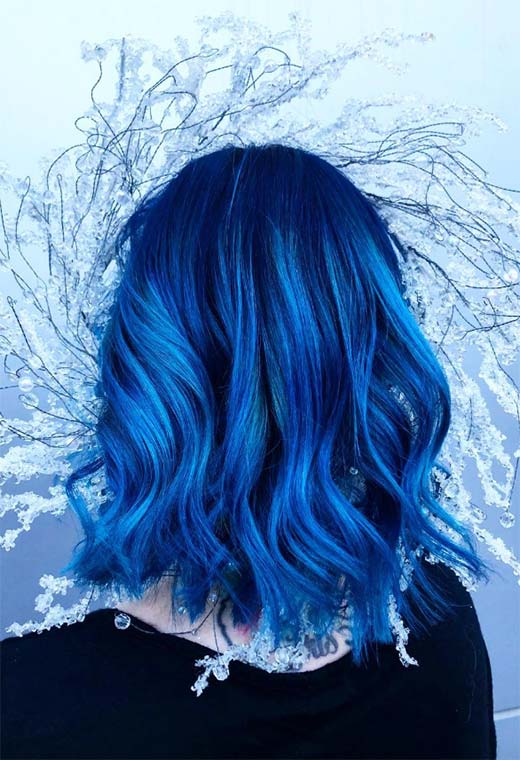Blue Hair Color Ideas: 65 Shades & Expert Dye Tips