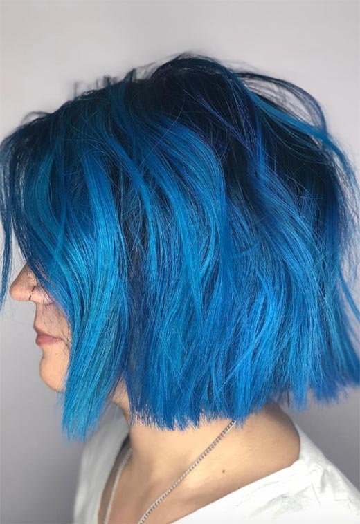 Blue Hair Color Ideas: 65 Shades & Expert Dye Tips