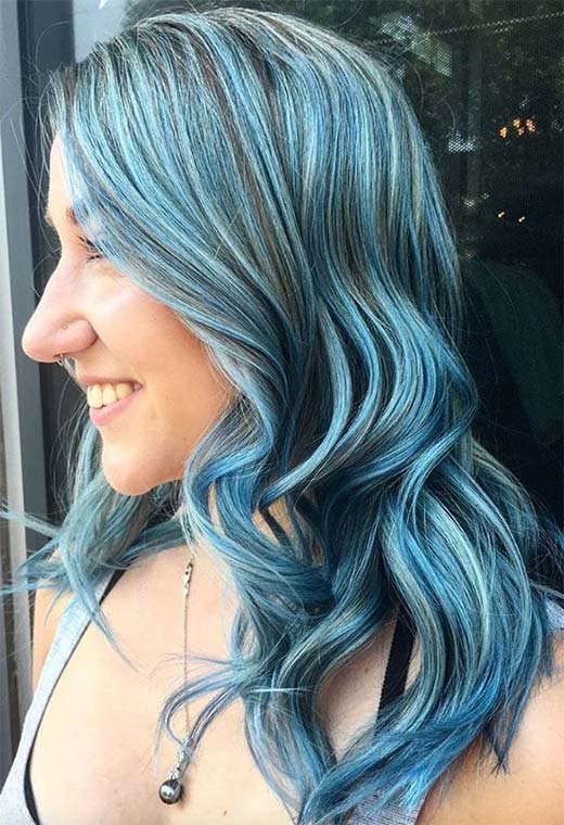 Blue Hair Color Ideas: 65 Shades & Expert Dye Tips