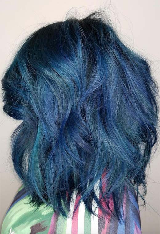 Blue Hair Color Ideas: 65 Shades & Expert Dye Tips
