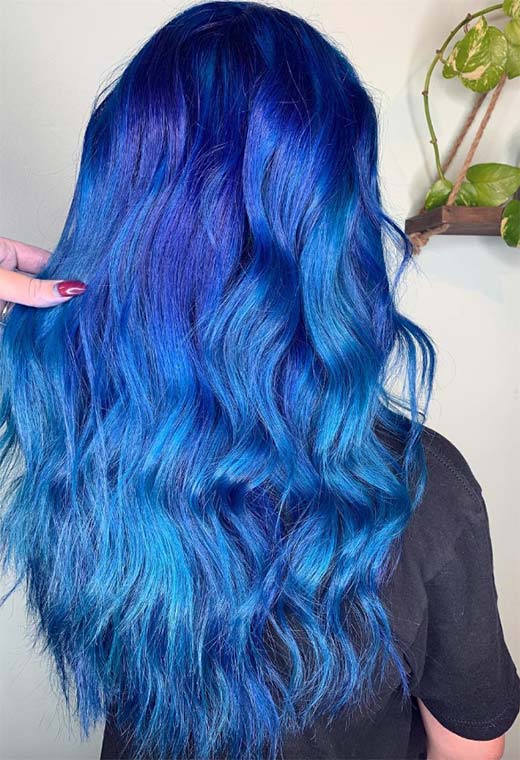 Blue Hair Color Ideas: 65 Shades & Expert Dye Tips