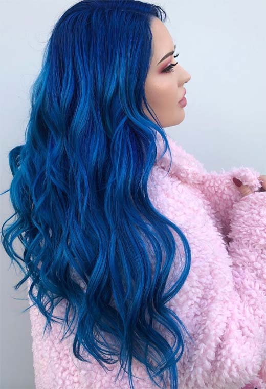 Blue Hair Color Ideas: 65 Shades & Expert Dye Tips