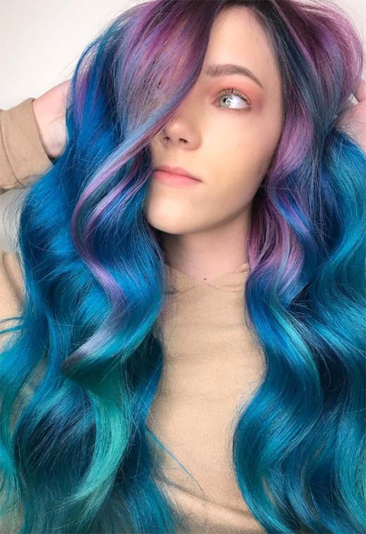 Blue Hair Color Ideas: 65 Shades & Expert Dye Tips