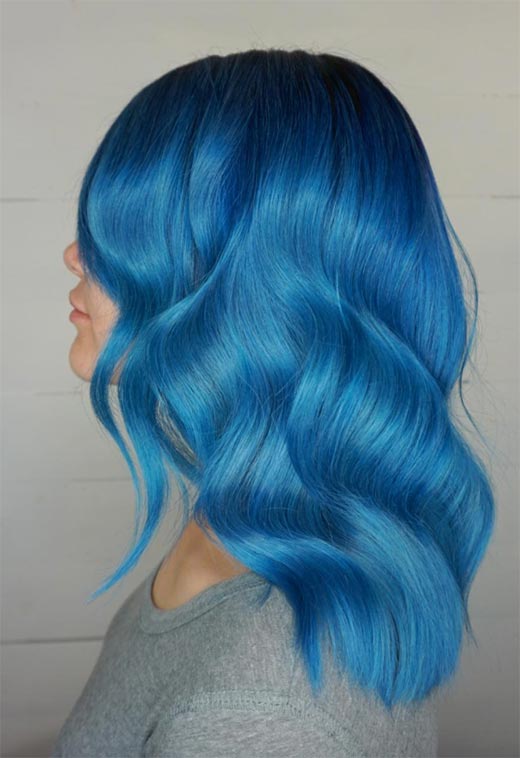 Blue Hair Color Ideas: 65 Shades & Expert Dye Tips