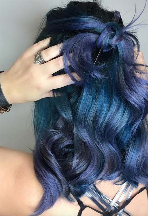 Blue Hair Color Ideas: 65 Shades & Expert Dye Tips