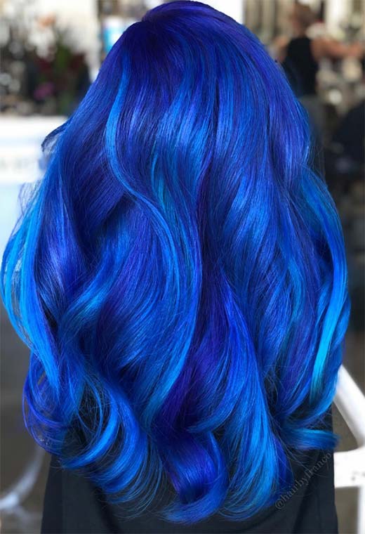 Blue Hair Color Ideas: 65 Shades & Expert Dye Tips