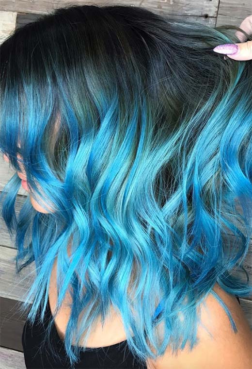 Blue Hair Color Ideas: 65 Shades & Expert Dye Tips