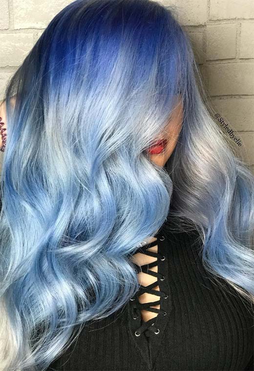 Blue Hair Color Ideas: 65 Shades & Expert Dye Tips