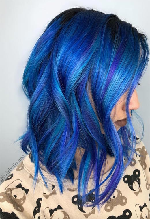 Blue Hair Color Ideas: 65 Shades & Expert Dye Tips