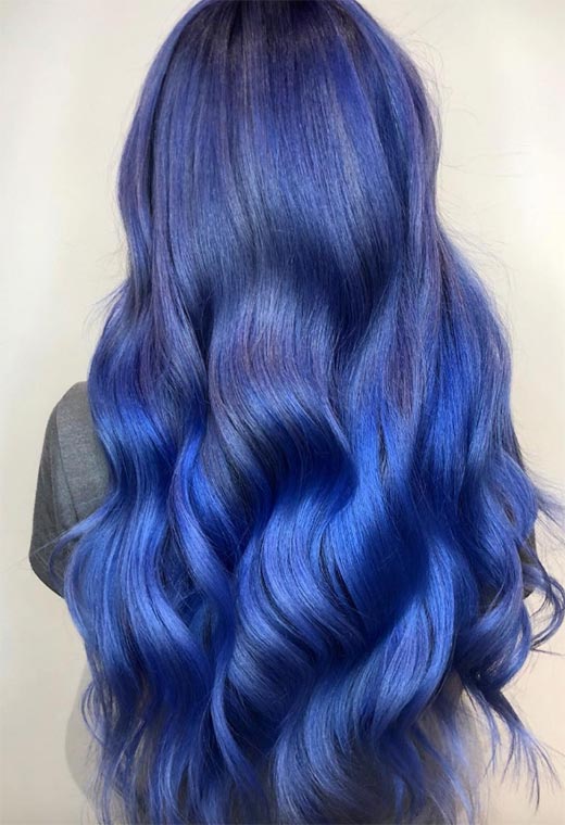 Blue Hair Color Ideas: 65 Shades & Expert Dye Tips