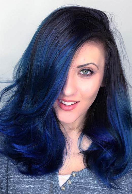 Blue Hair Color Ideas: 65 Shades & Expert Dye Tips
