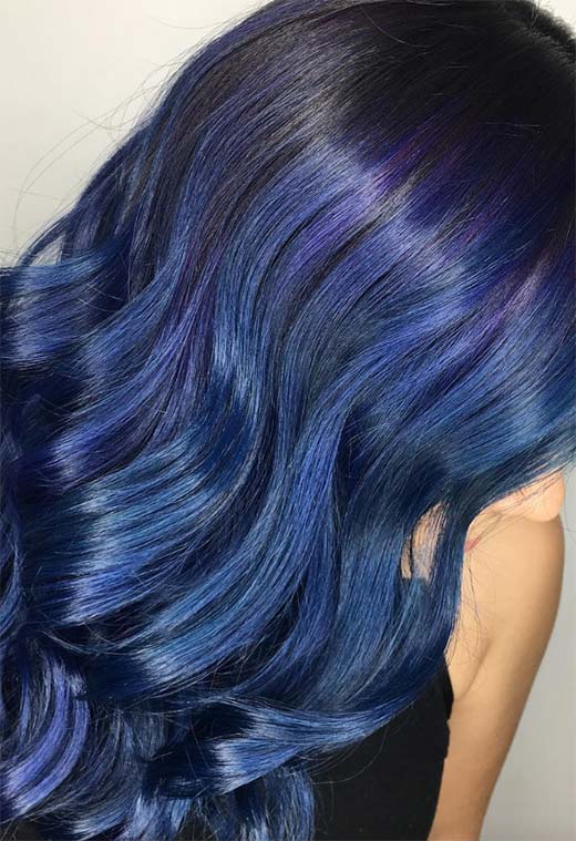 Blue Hair Color Ideas: 65 Shades & Expert Dye Tips