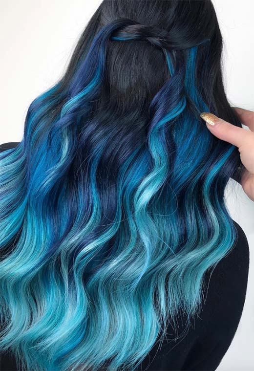 Blue Hair Color Ideas: 65 Shades & Expert Dye Tips
