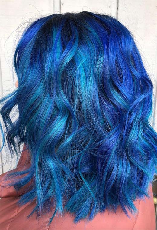 Blue Hair Color Ideas: 65 Shades & Expert Dye Tips