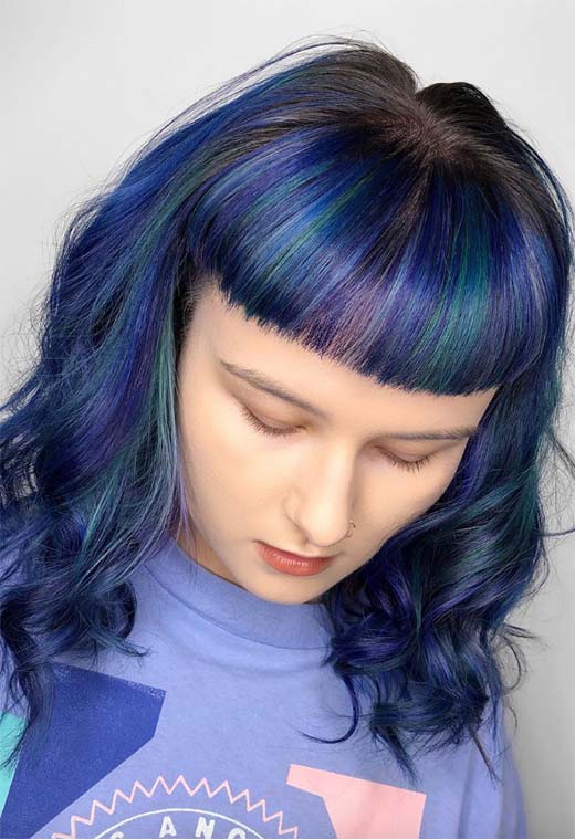 Blue Hair Color Ideas: 65 Shades & Expert Dye Tips