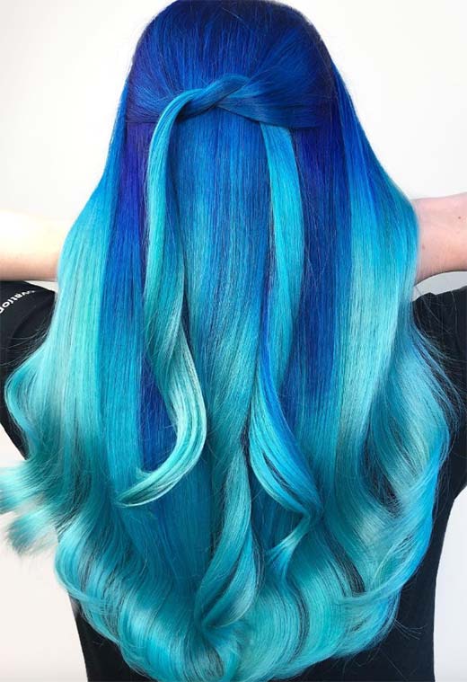 Blue Hair Color Ideas: 65 Shades & Expert Dye Tips
