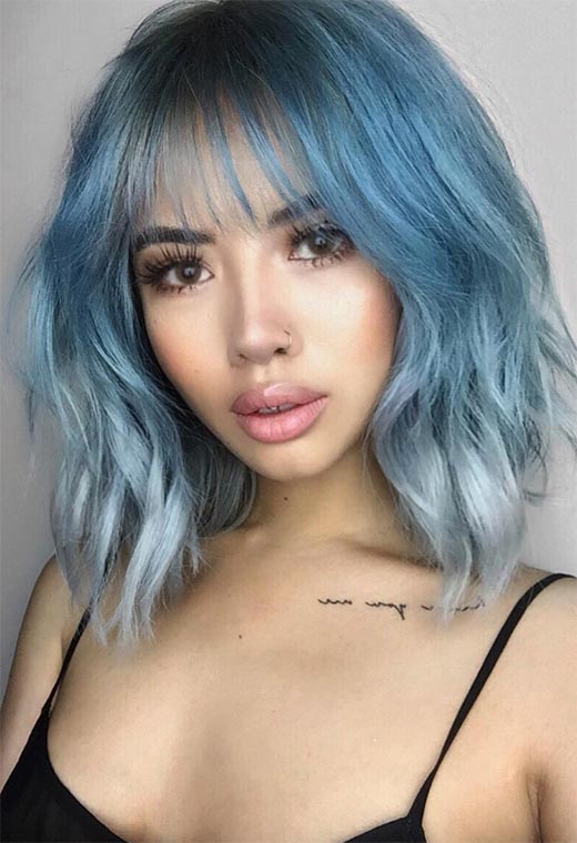 Blue Hair Color Ideas: 65 Shades & Expert Dye Tips