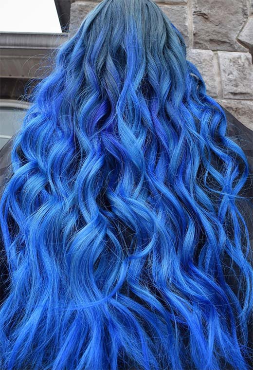 Blue Hair Color Ideas: 65 Shades & Expert Dye Tips
