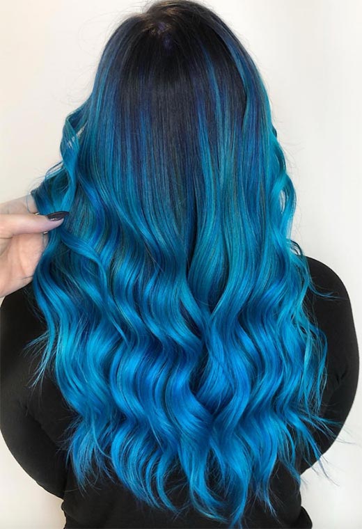 Blue Hair Color Ideas: 65 Shades & Expert Dye Tips