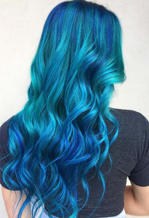 Blue Hair Color Ideas: 65 Shades & Expert Dye Tips