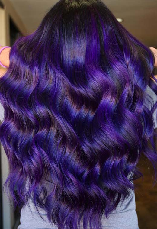 Purple Hair Color Ideas: Trends, Shades & Dyeing Tips