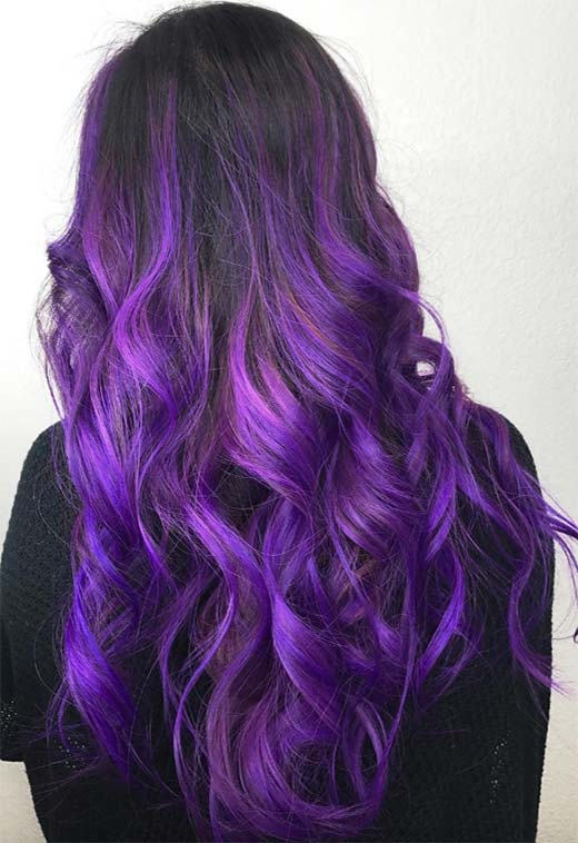 Purple Hair Color Ideas: Trends, Shades & Dyeing Tips