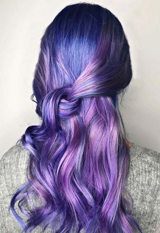 Purple Hair Color Ideas: Trends, Shades & Dyeing Tips