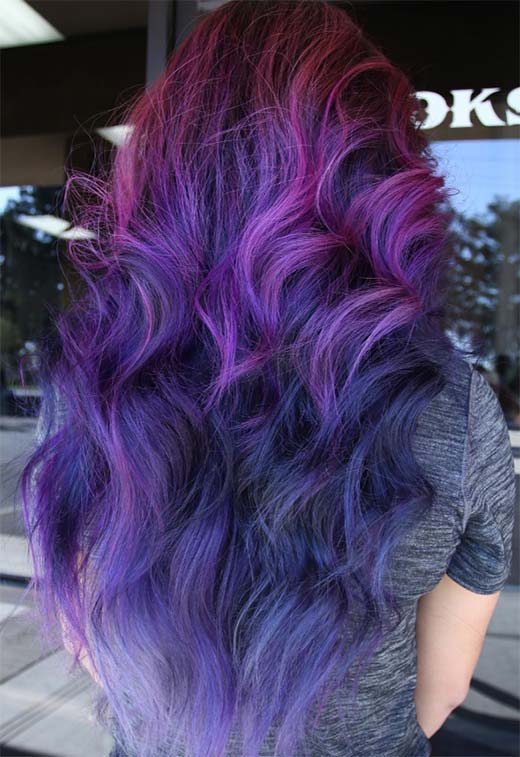 Purple Hair Color Ideas: Trends, Shades & Dyeing Tips