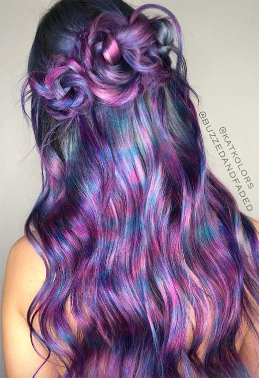 Purple Hair Color Ideas: Trends, Shades & Dyeing Tips