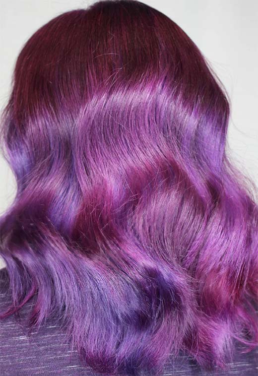 Purple Hair Color Ideas: Trends, Shades & Dyeing Tips