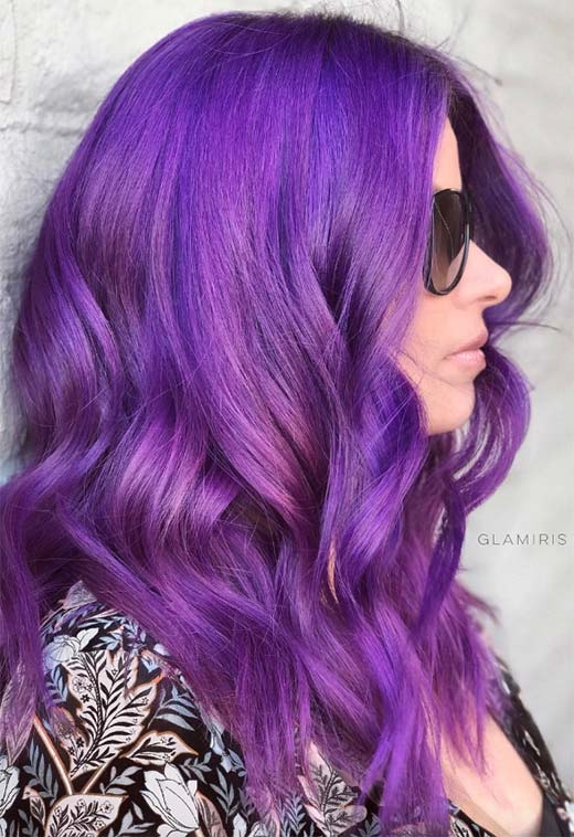 Purple Hair Color Ideas: Trends, Shades & Dyeing Tips