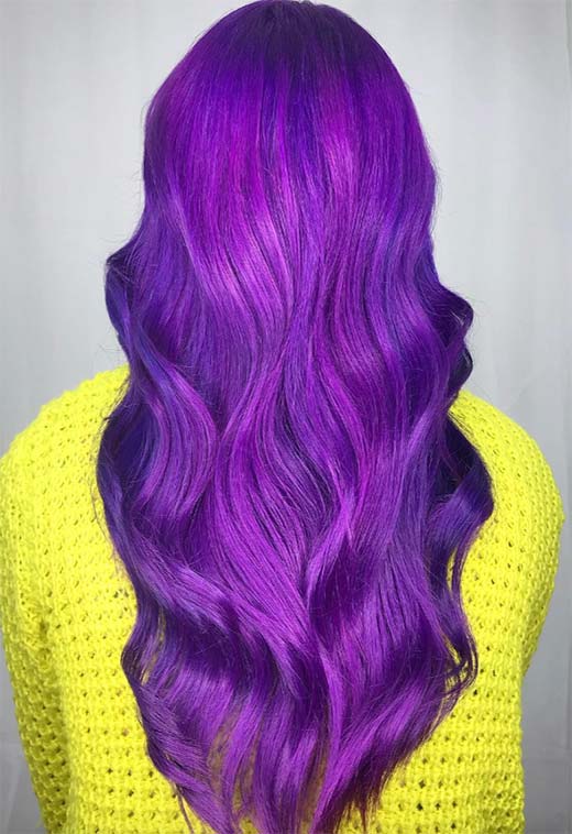Purple Hair Color Ideas: Trends, Shades & Dyeing Tips