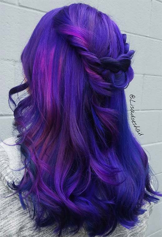 Purple Hair Color Ideas: Trends, Shades & Dyeing Tips