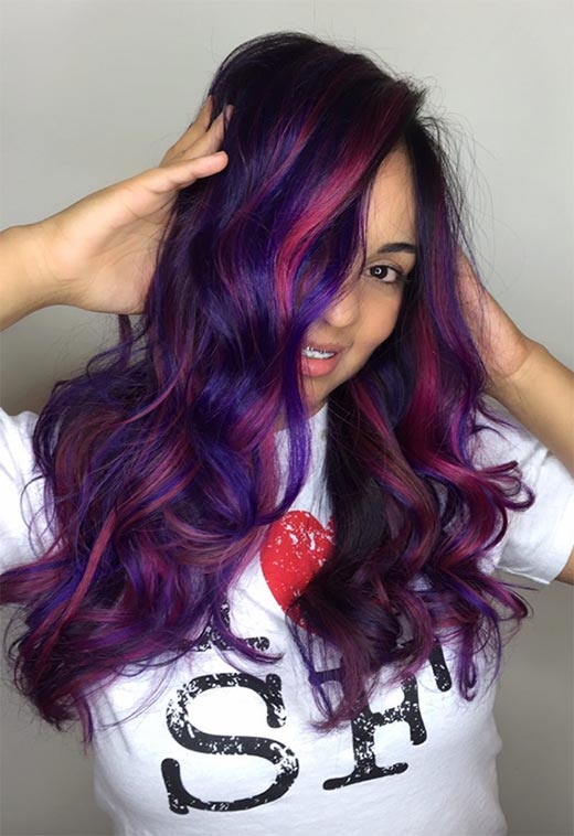 Purple Hair Color Ideas: Trends, Shades & Dyeing Tips