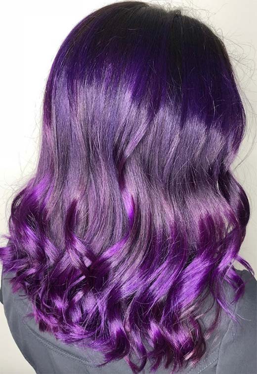 Purple Hair Color Ideas: Trends, Shades & Dyeing Tips