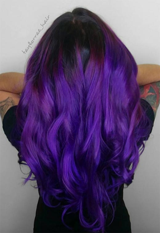 Purple Hair Color Ideas: Trends, Shades & Dyeing Tips